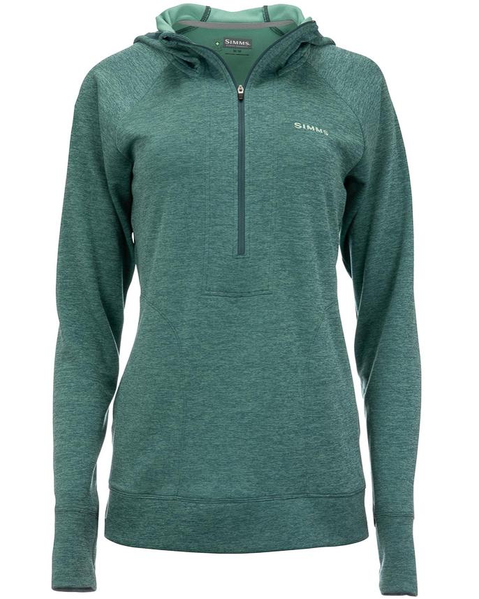 Simms Bugstopper Hoody Women's in Avalon Teal Heather